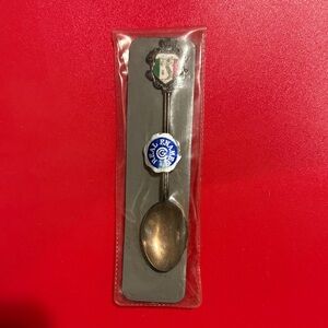 Collectible Spoon with Emblem - Black and Silver